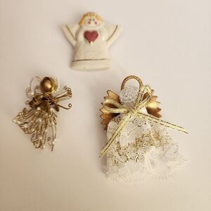 Bundle of 3 Angels Brooches